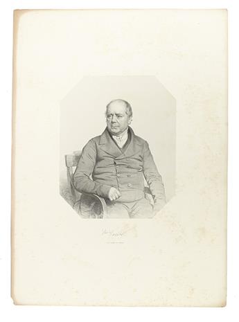 MAGUIRE, THOMAS H. Eight superb portraits of 19th century natural historians, scientists, and explorers,